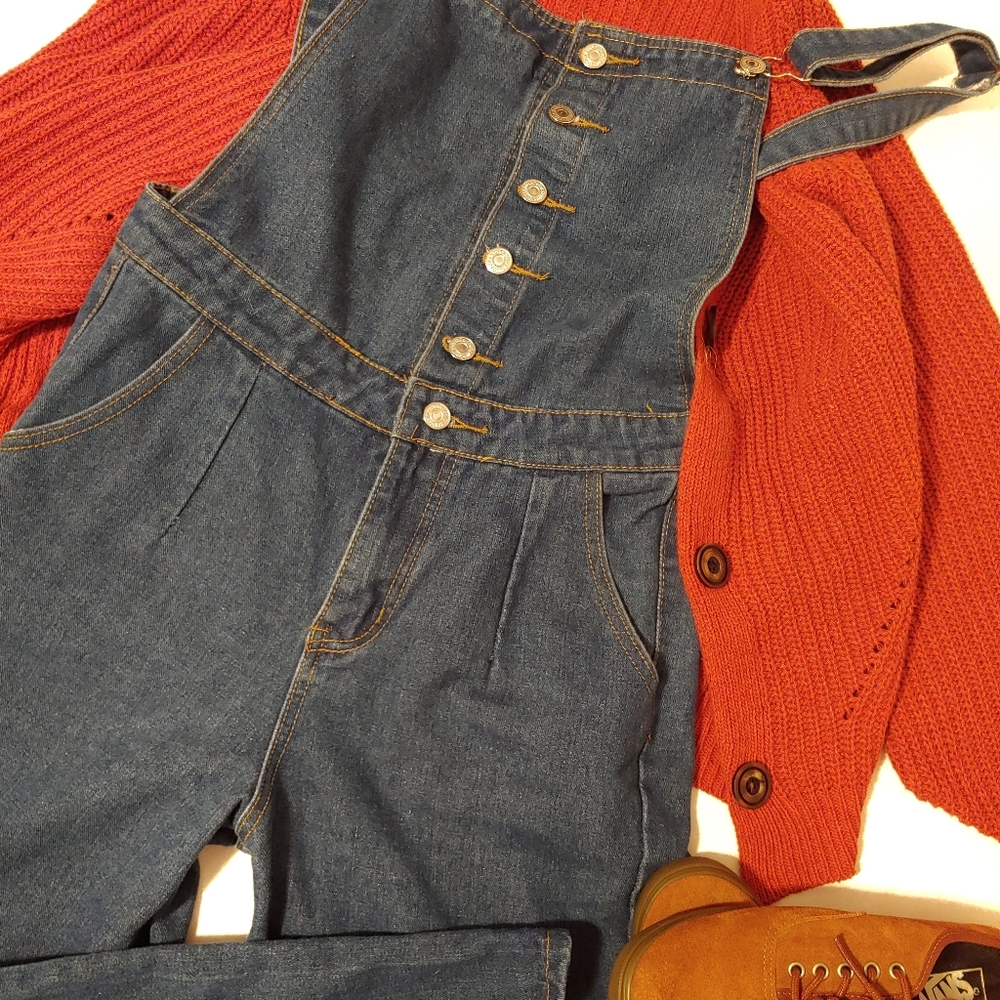 Modern 60's or 70's overalls!